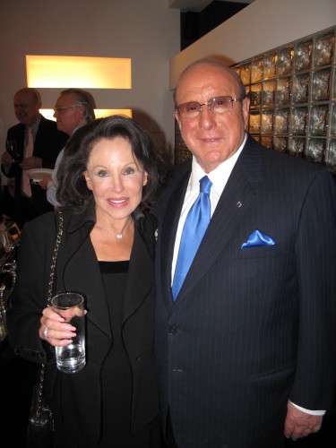 Nicky Haskell and Clive Davis